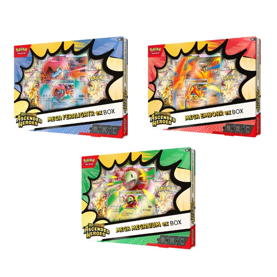 Pokemon Ascended heroes EX collection box bundle