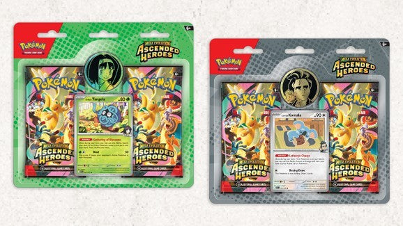 Pokemon TCG: Ascended heroes 2 pack blister ( Erika and Larry bundle)