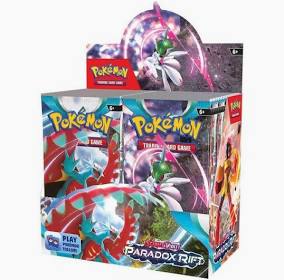 Pokemon Paradox Rift booster box trading cards