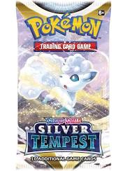 Pokemon Silver Tempest trading cards booster pack