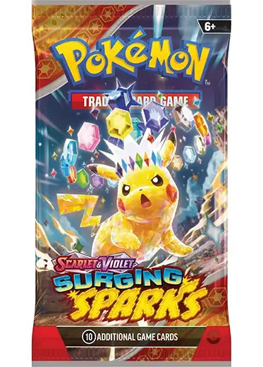 Pokemon Surging Sparks Booster Pack for Trading Cards