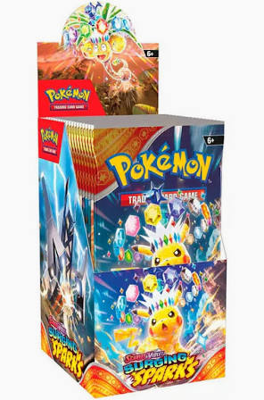 Surging Sparks Half Booster Box of Trading Cards