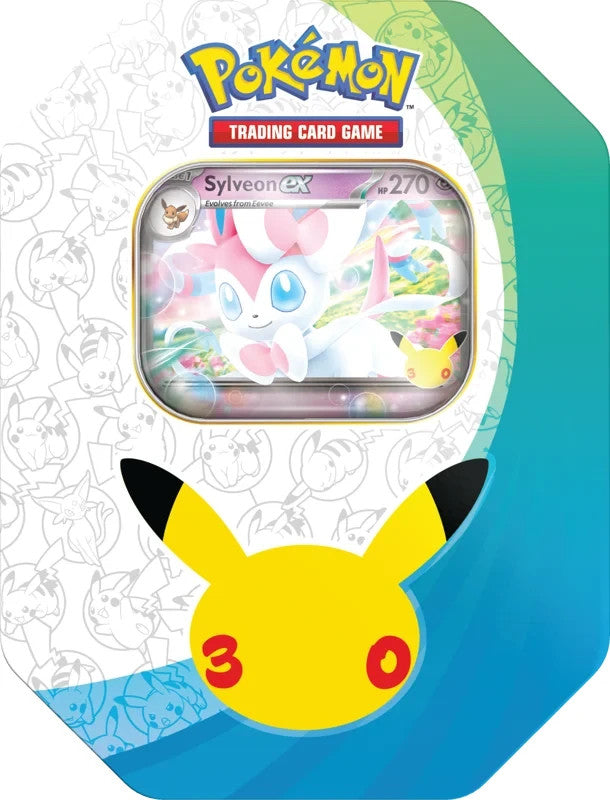 Pokemon 30th Anniversary Ex Tin Sylveon