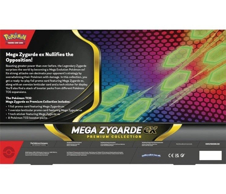 Pokémon Trading Card Game (TCG): Mega Zygarde ex Premium Collection