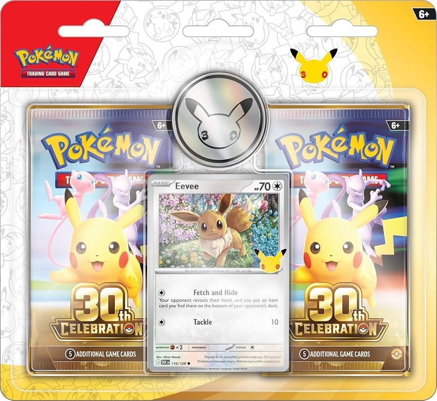 Pokémon TCG 30th Anniversary Celebration Two Pack Blister