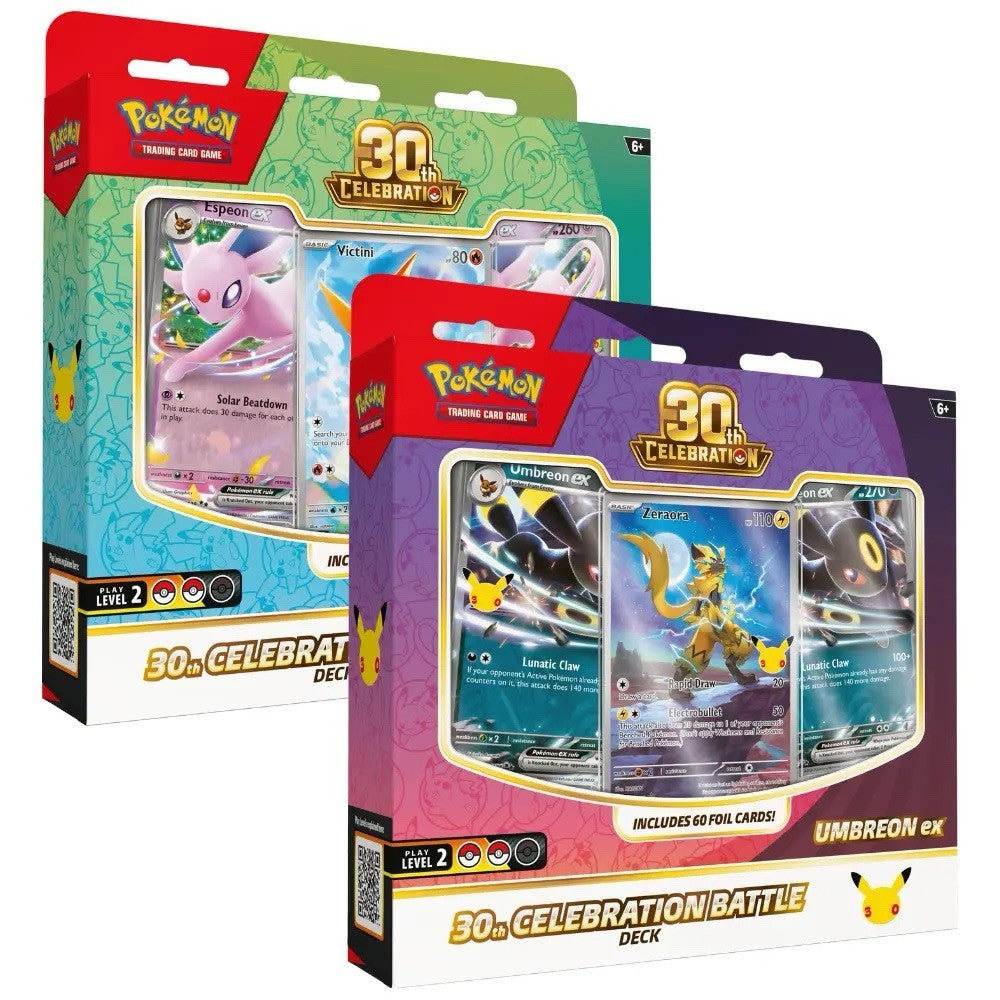 Pokemon TCG: 30th Anniversary Battle Decks - Trading Cards