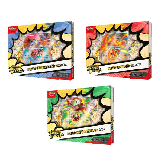 Pokemon Ascended heroes EX collection box bundle
