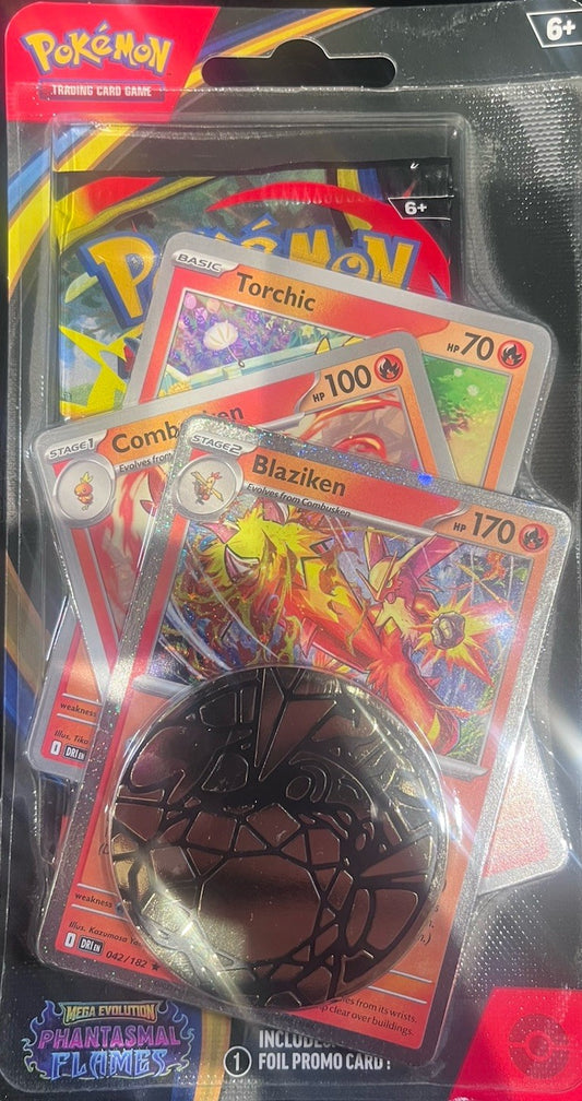 Pokemon Phantasmal Flames Checklane Blister pack (Blaziken)