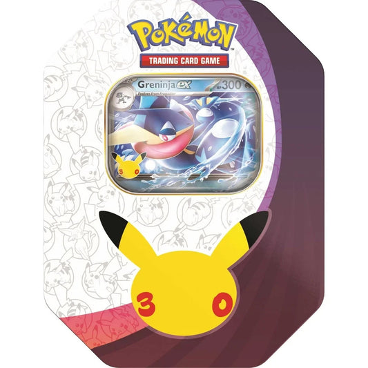 Pokemon 30th Anniversary Ex Tin greninja