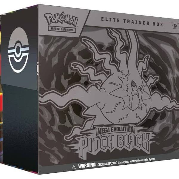 Pokemon TCG: Mega Evolution Pitch Black Elite Trainer Box - Trading Cards
