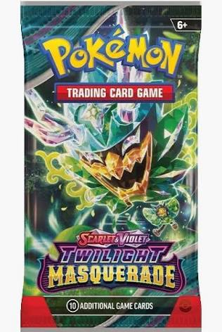 Pokemon Twilight Masquerade booster pack trading cards